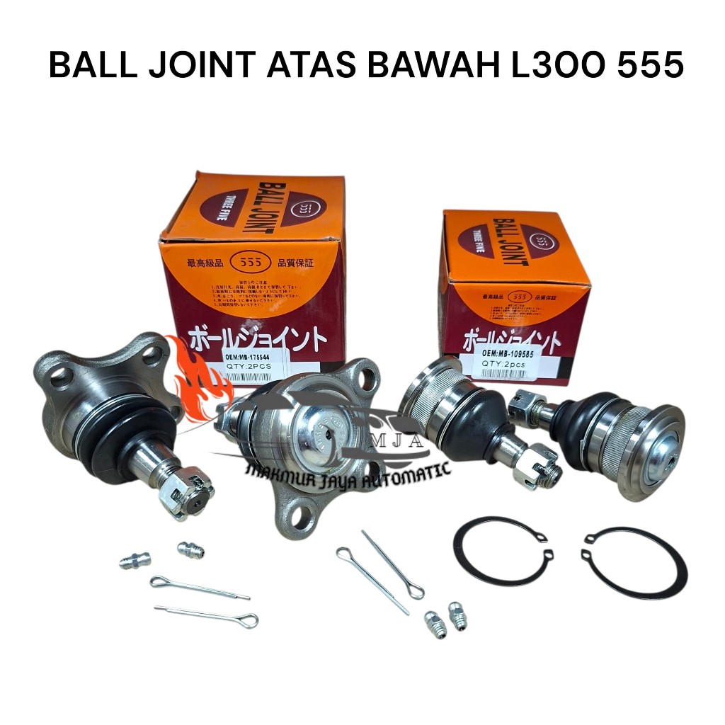 BALL JOINT SET L300 555 - BALL JOINT SET ATAS BAWAH MITSUBISHI L300 555