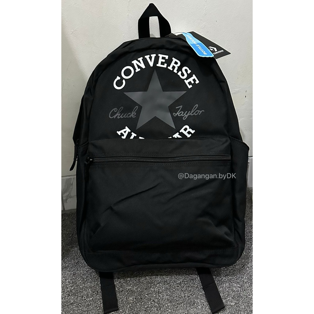 Tas Backpack Converse All Star Original 100% Full Black