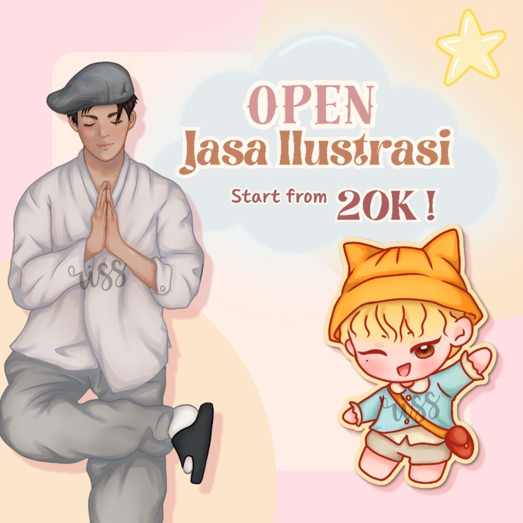JASA ILUSTRASI DIGITAL CUSTOM | OC / Fanart