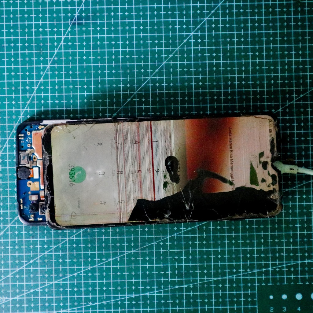 LCD Bekas Rusak Realme 5 C3 Narzo 10A Narzo 20A OPPO A31 A5 A9 2020 Sudah Test Lampu Backlight Nyala