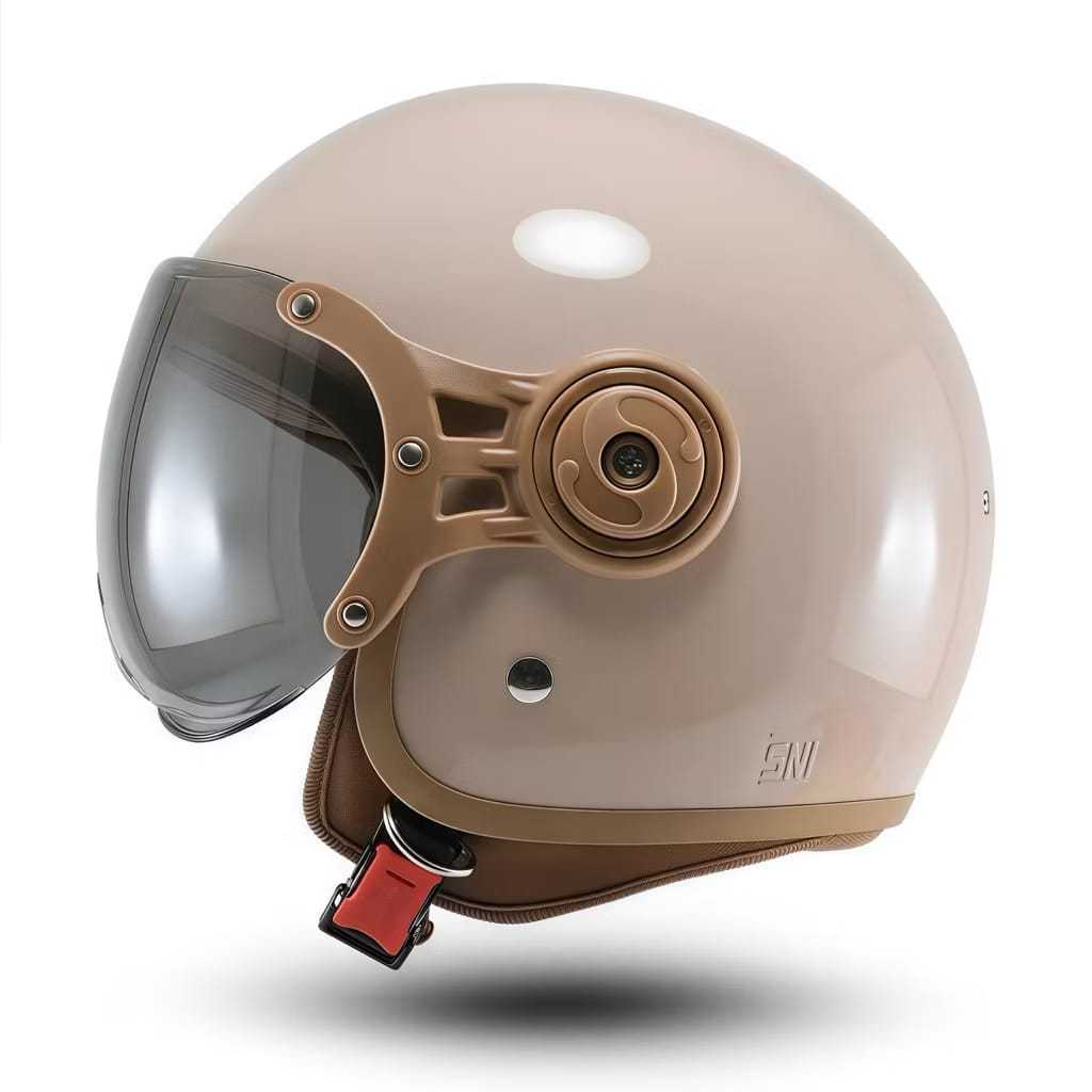 Helm Bogo Retro Anak Niels / Helm Bogo Anak SNI Cowok cewek