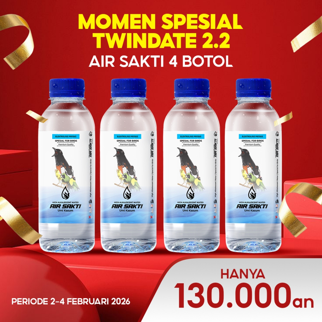 Air Sakti Umi Kasum Air Burung Murai Batu Ekor Panjang Trotol Jantan Gacor | Air Minum Burung Juara