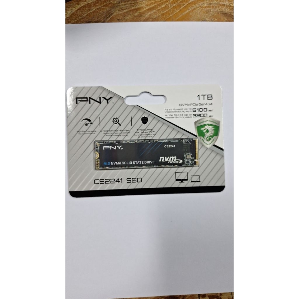 NVME PNY CS2241 1TB GEN4X4 RESMI