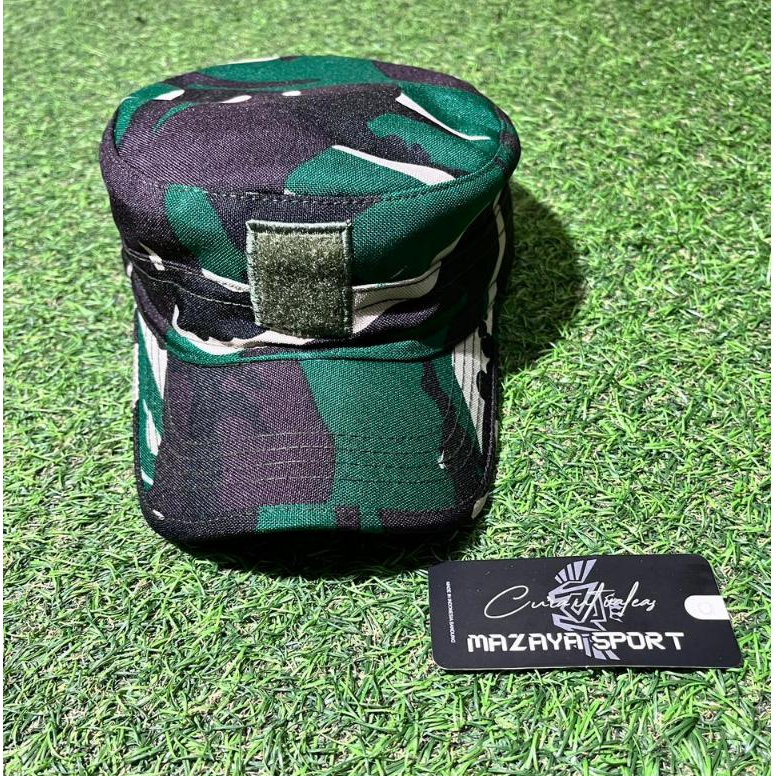 Topi Komando Malvinas/Topi Pet TNI Malvinas Premium Bahan Velbed Pilihan Original