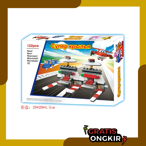 Mainan Edukasi Anak Lego Block Blok Super Wings Isi 122 Pcs