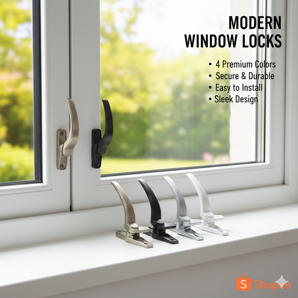 PROMO  RAMBUNCIS - rambuncis jendela- Grendel kuping - rambuncis jendela - kunci jendela Dekson