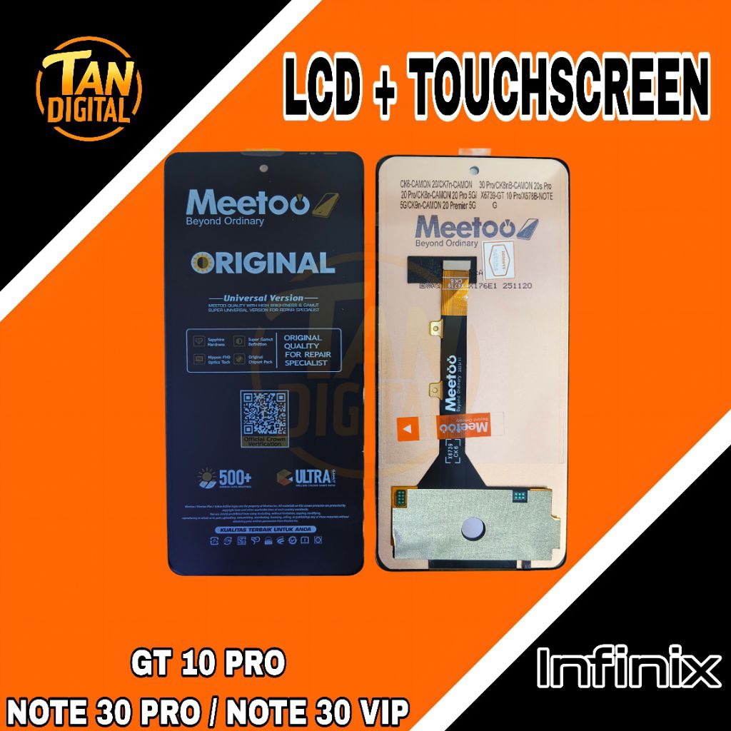 LCD INFINIX GT 10 PRO / INFINIX NOTE 30 PRO / NOTE 30 VIP MEETOO