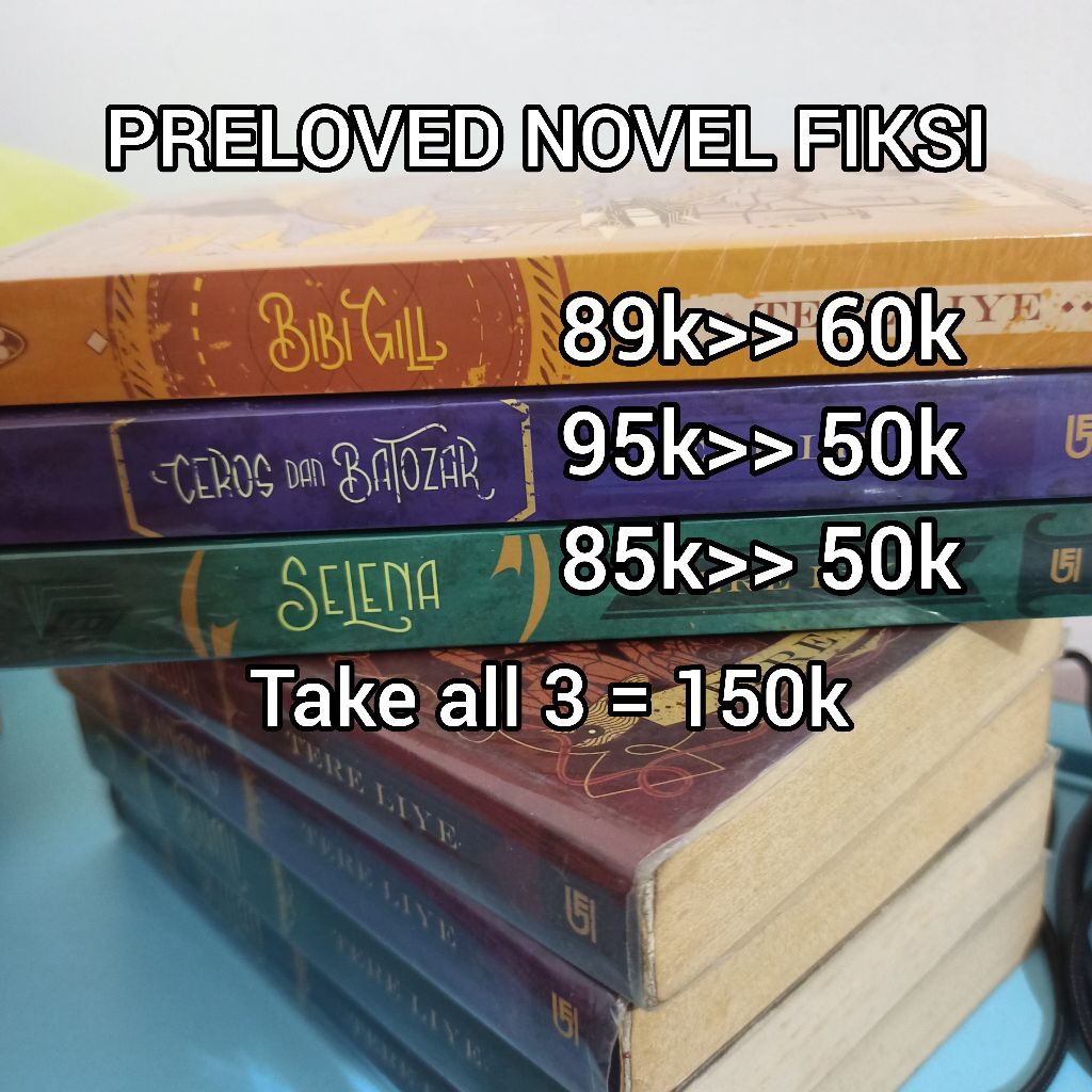 preloved novel bekas fiksi bumi series