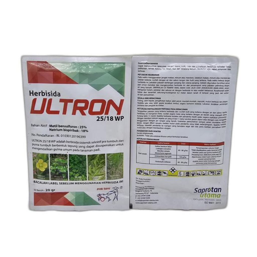 herbisida ultron 20 gram