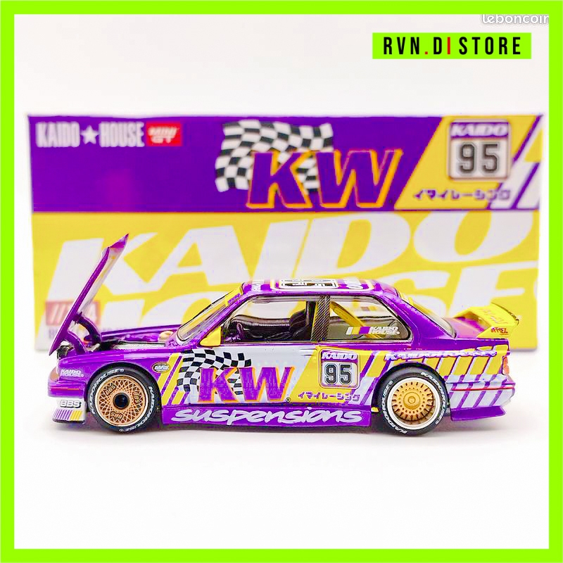 Kaido House x Mini GT BMW M3 Kaido KW V1 Purple #194 1/64