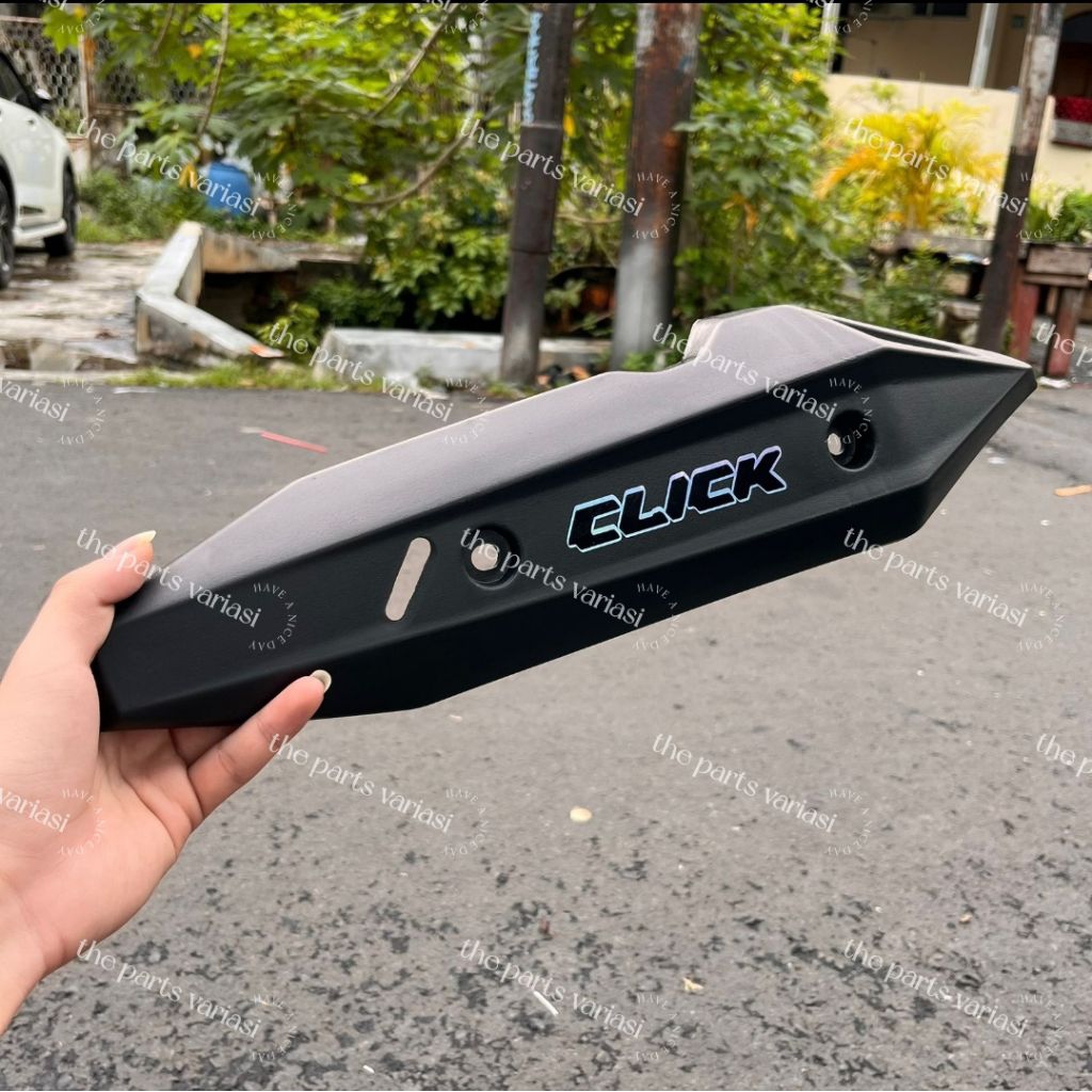 Cover Tutup Tameng Knalpot Model Motor Honda Vario 150 All New Led Tahun 2018-2021 Model Standar Plu