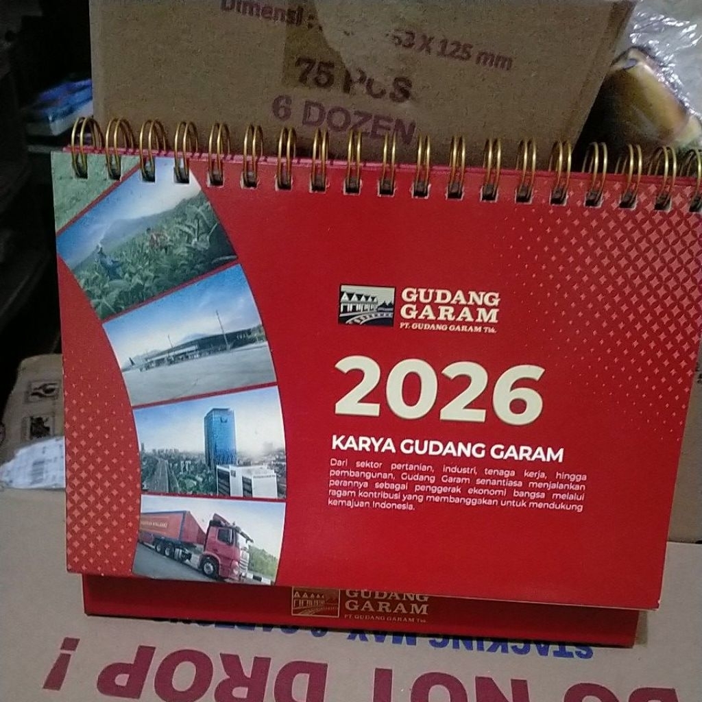 KALENDER MEJA GUDANG GARAM ,PER PCS