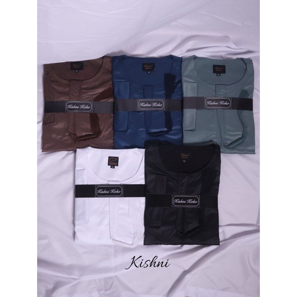 Gamis Dewasa Pria Jubah Kishni Model Omani Oblong Panjang