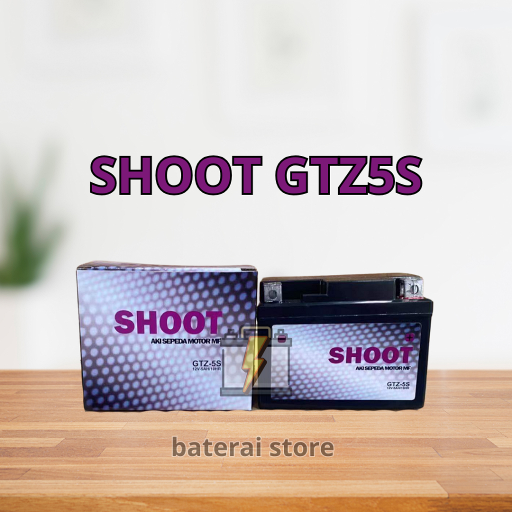 AKI MOTOR HONDA WIN,RX-KING SHOOT GTZ5S 12V-5Ah (AKI KERING)