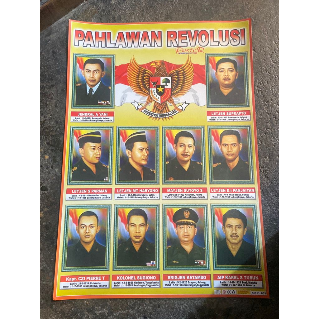 Poster Pahlawan Revolusi