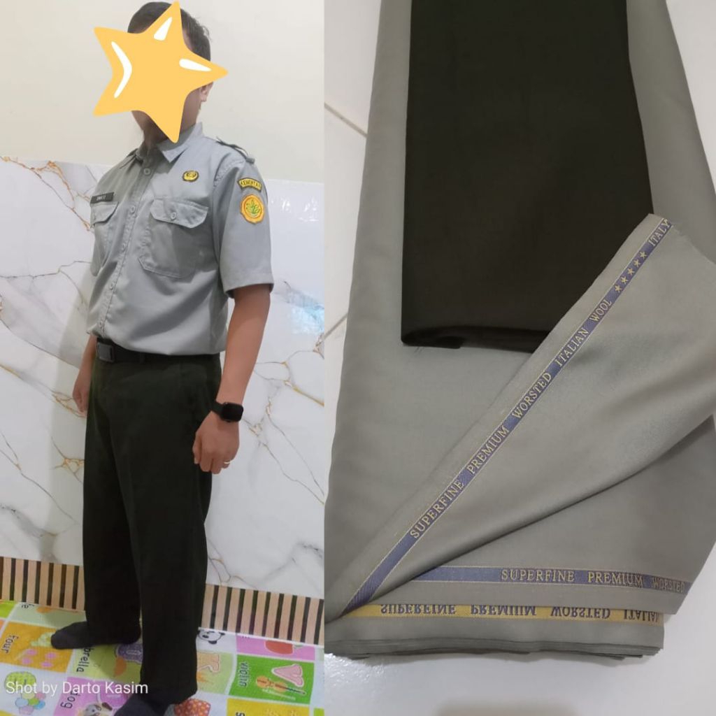 Kain Seragam Kementan Chronos 718 Penyuluh Pertanian PDH Premium 0,25 M