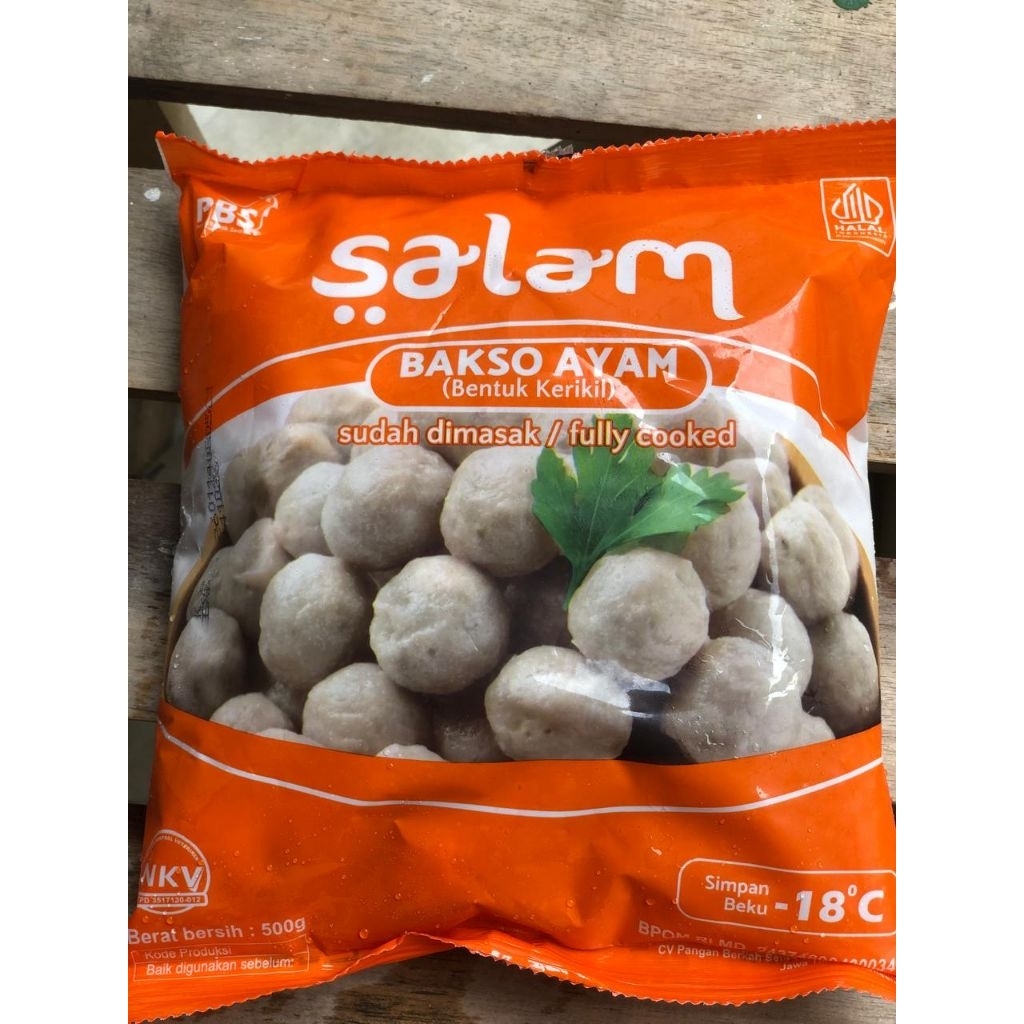 Bakso kerikil ayam Salam