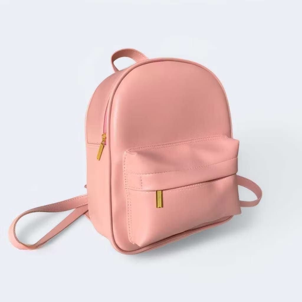 Tas Ransel Wanita Mini Elegant | Backpack Cewek Simple Kekinian | Tas Punggung Lucu Premium