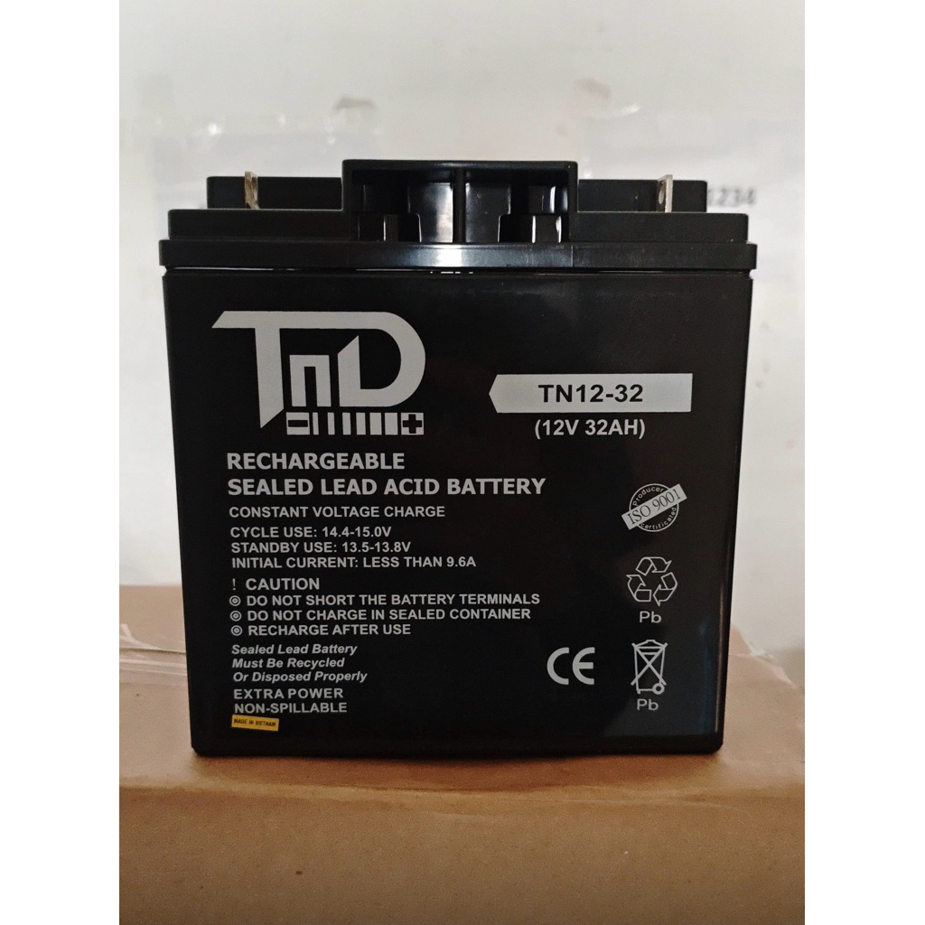 Baterai UPS Battery TND 12V 32Ah TN12-32 TN 12-32 32Amper 12volt