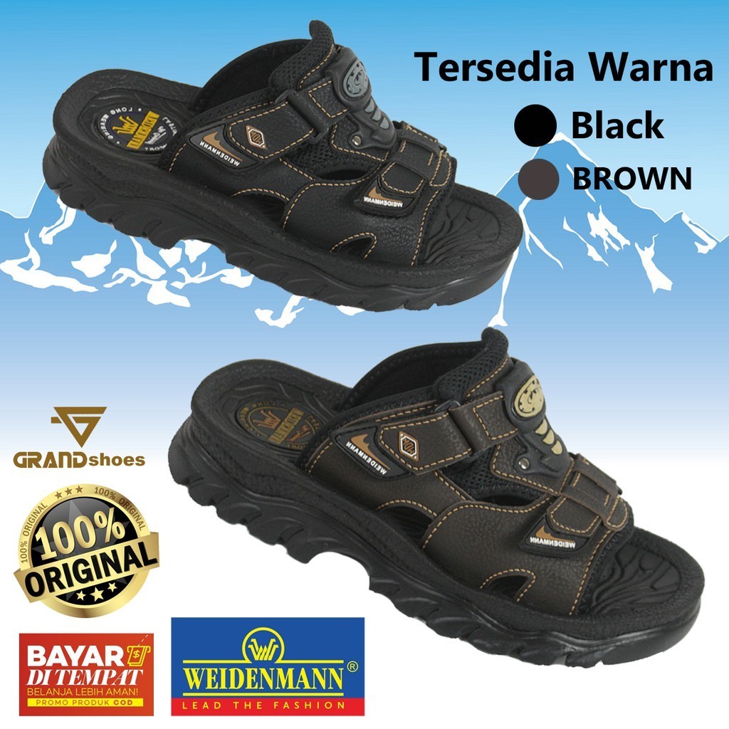 [PROMO RAMADHAN SALE ]Sandal Pria Sendal Gunung Weidenmann Sukhoi | Sandal slop Pria Dewasa