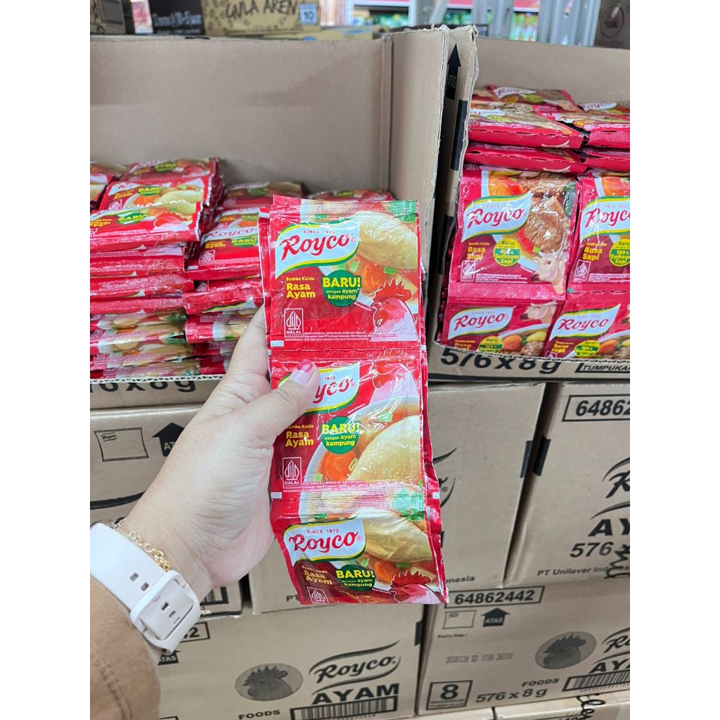 ROYCO AYAM 1 DUS ( isi 8Gram x 576 sachet )