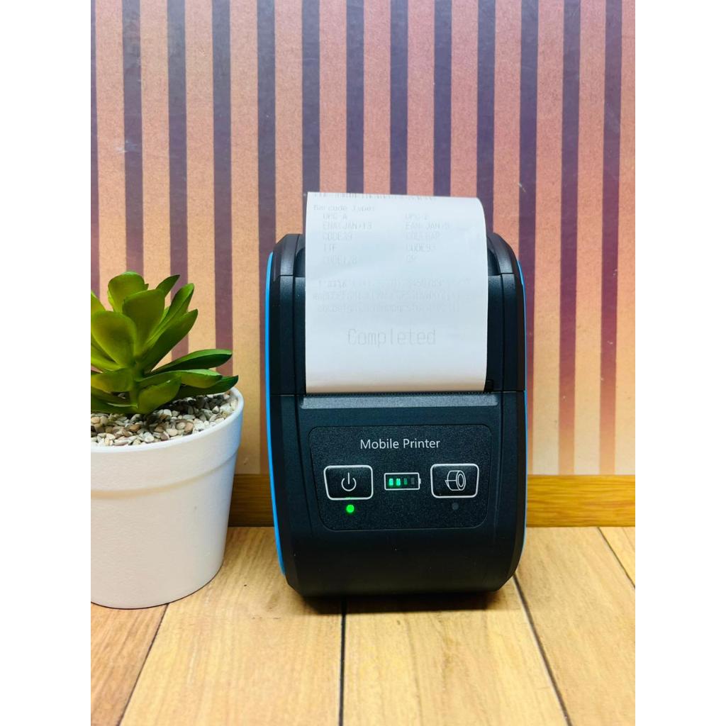 PRINTER BT KERTAS PORTABLE MINI PRINTER THERMAL WIRELESS 58MM / PRINTER BLUETOOTH MINI PORTABLE