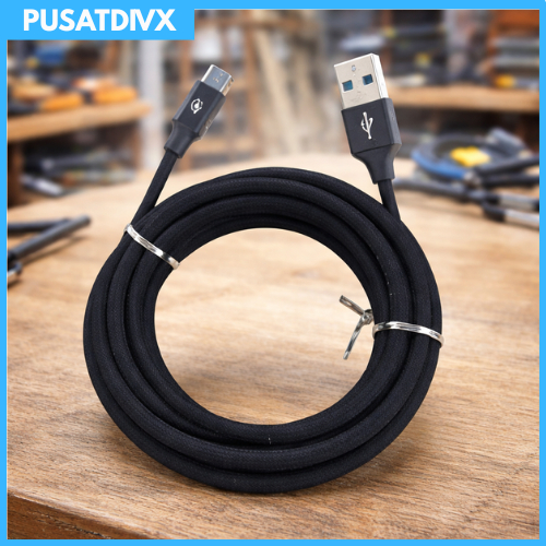 SANJI LIQUID SOFT KABEL CHARGER MICRO USB 2.4A 3 METER SMARTPHONE