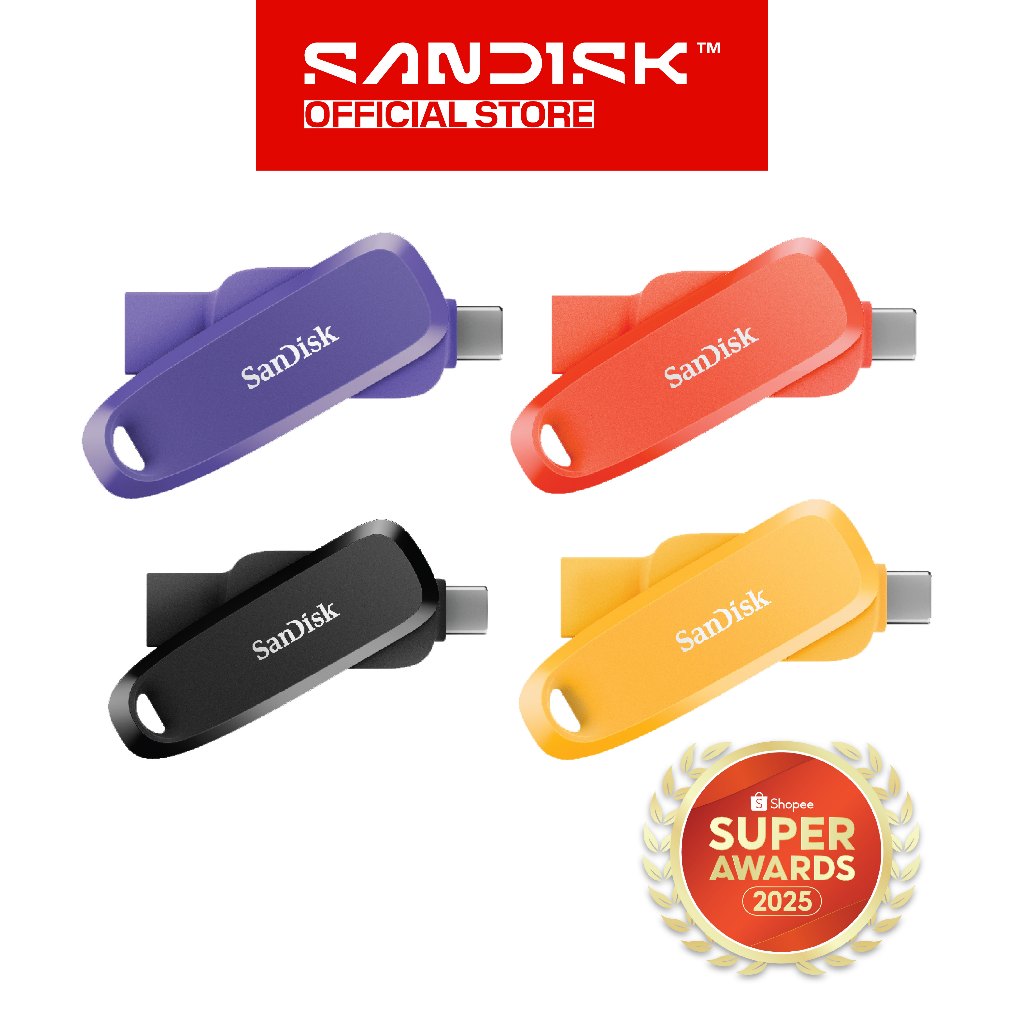 Flashdisk OTG Type C 32GB 64GB 128GB 256GB SDDDC6 SANDISK for Android  - Garansi 5 Tahun