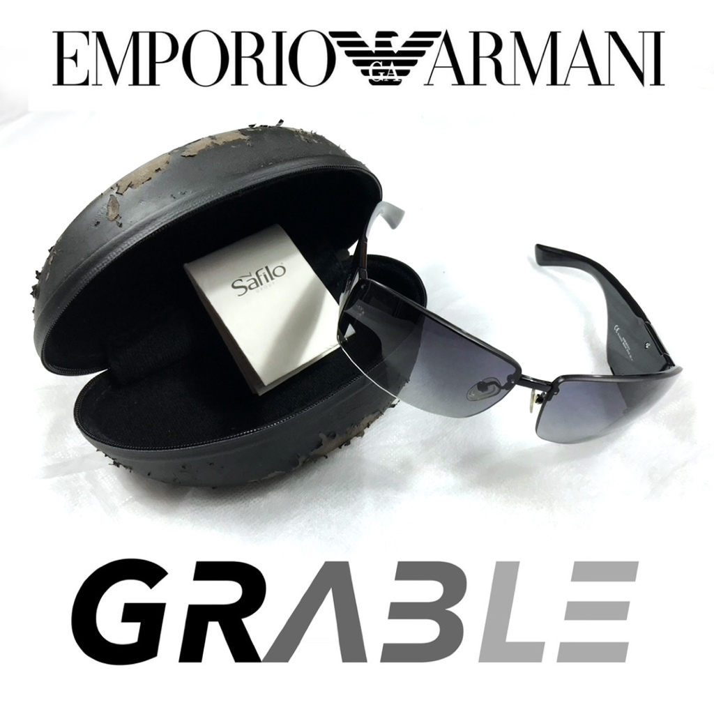 Emporio Armani Sunglasses EA 9542/S BKSVK Original | Kacamata Hitam Pria Wanita Armani Authentic Mad