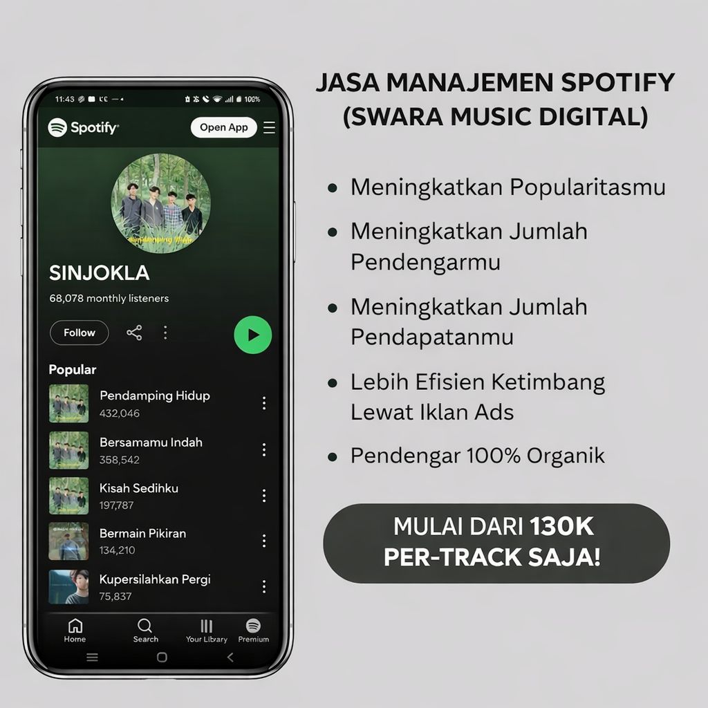 Layanan Playlist Aktif untuk Meningkatkan Popularitas Lagu