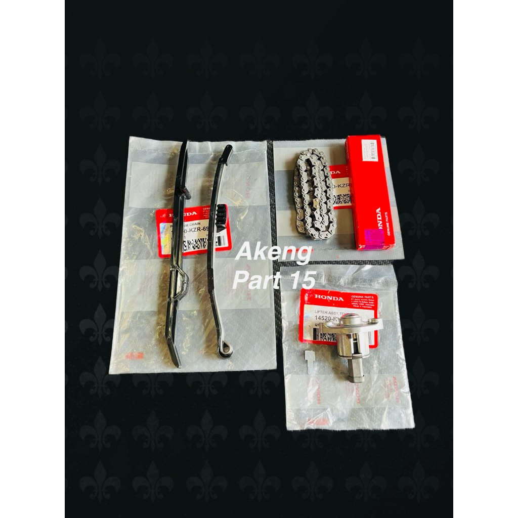 Paket 3 Aitem Rantai keteng+Tonjokan+Karet Tensioner Vario 125 Fi old,Vario 125 esp led,Vario 125 ne