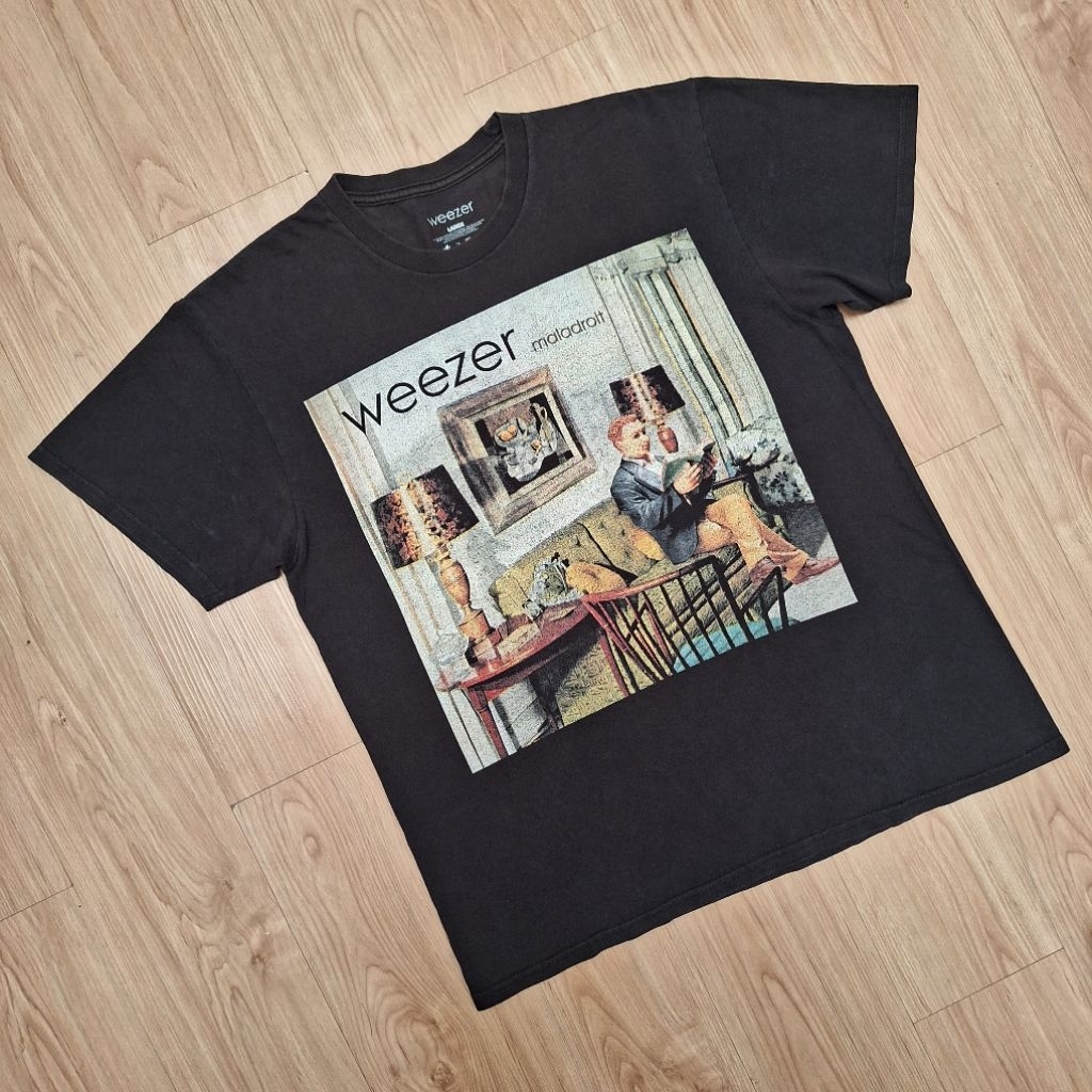 vintage kaos musik band weezer