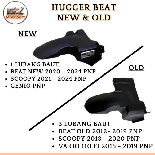 Hugger Airblade BEAT Spakbor Kolong Esp Fi Deluxe