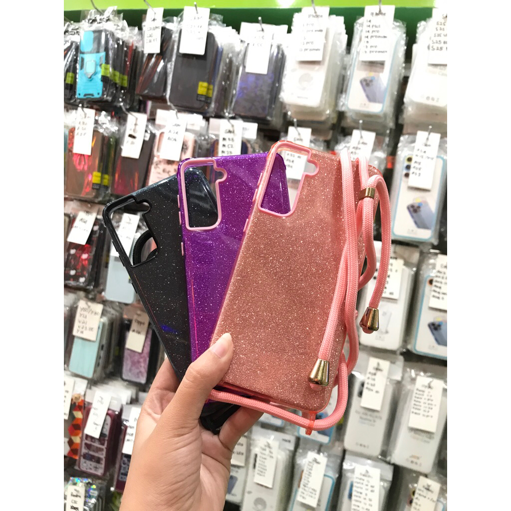 SoftCase Gliter Tali SAMSUNG S21 PLUS