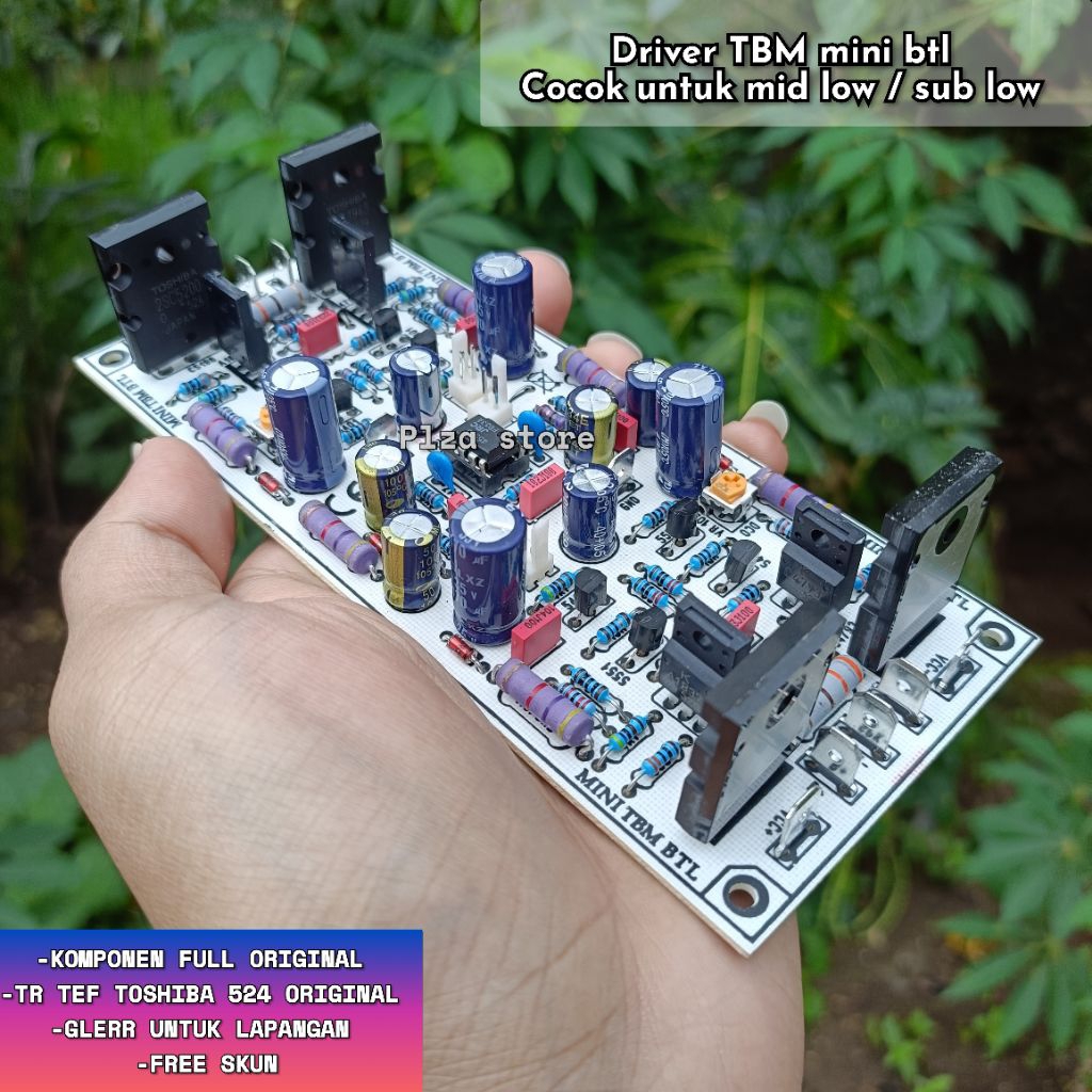 Kit driver Tbm mini btl cocok untuk Mid low/Sub low dijamin gler horeg komponen full original