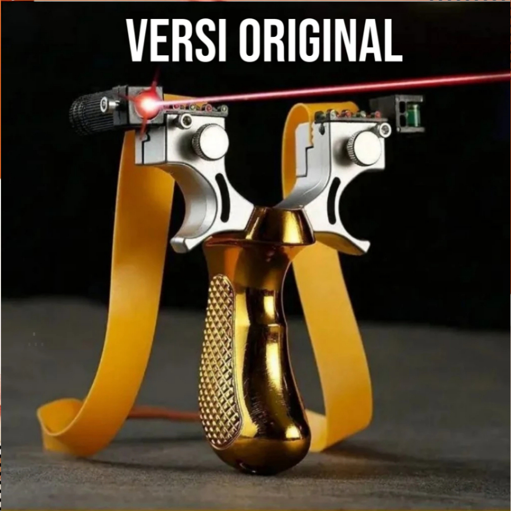 [ASLI] Katapel Berburu Slingshot Laser Big Power Ketapel Laser Tactical Premium