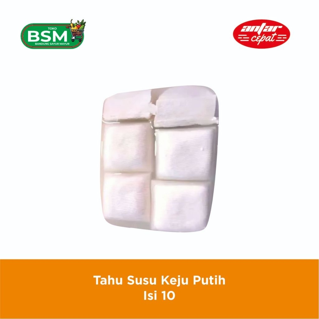 Tahu Susu Keju Putih Isi 10
