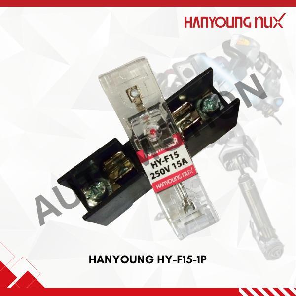 HANYOUNG FUSE HOLDER HY-F15-1P 1 Pole 15 Ampere 250V HY-F15-1A HANYOUNG NUX