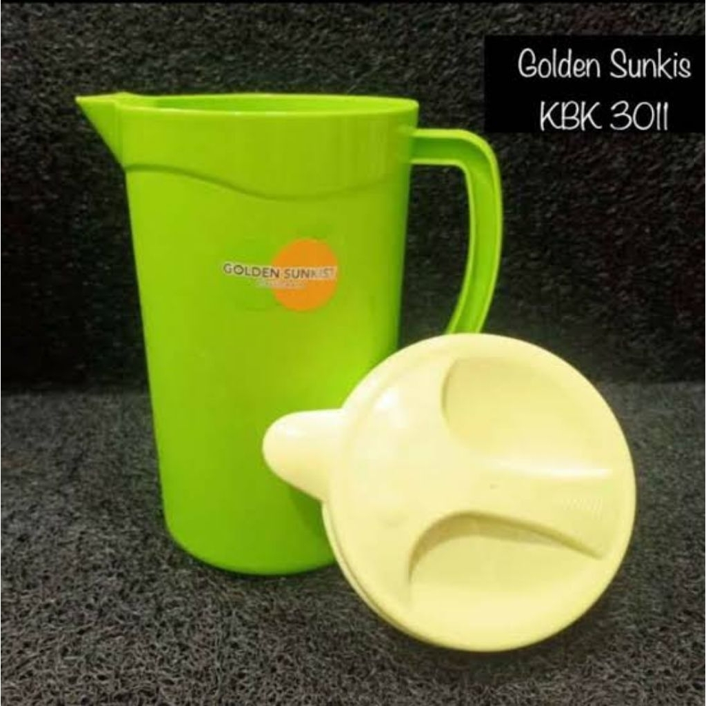 Teko Air Plastik Golden Sunkist 3.5 Liter - Hijau, BPA Free, Tahan Lama