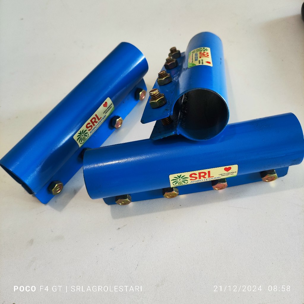 KLEM PENYAMBUNG PIPA SAWIT 38MM KE 38MM PREMIUM COD / PENYAMBUNG PIPA EGREK