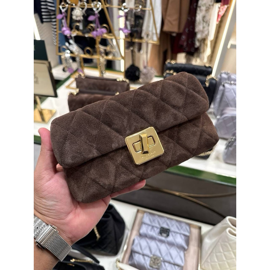 TAS SELEMPANG KS CAREY SMALL FLAP CROSSBODY BAG LEATHER