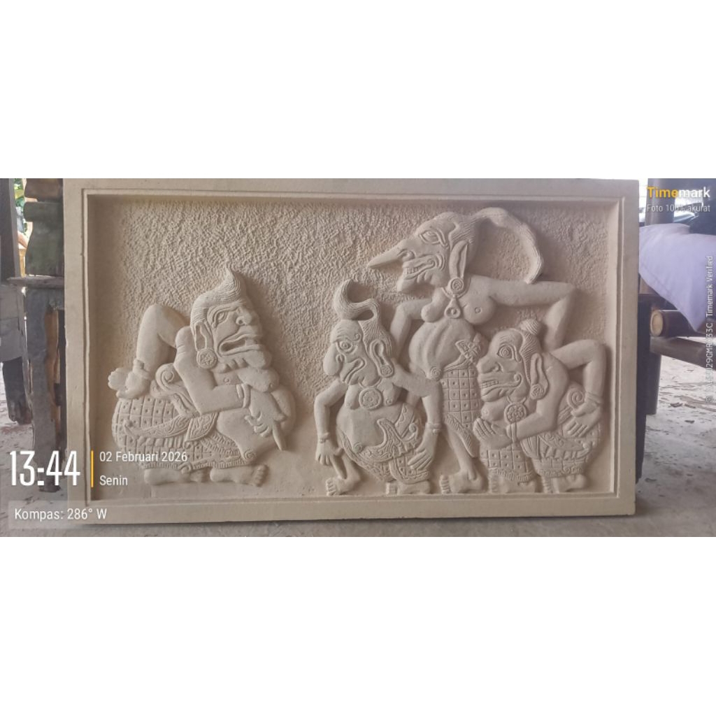invoice sketsa relief gambar ponokawan 60x100 jasa kirim