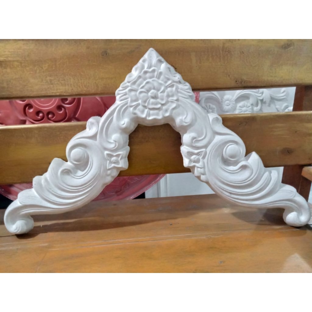 sudutan gypsum mawar _ sudutan gipsum _ hiasan dinding untuk sudut plafon gipsum