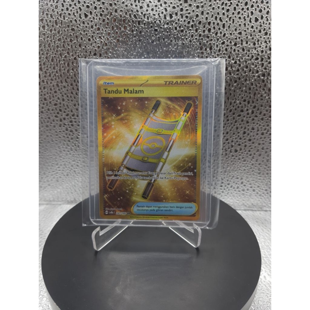 Kartu Pokemon - 2024 Pokemon Percikan Api #241 Tandu Malam Gold UR