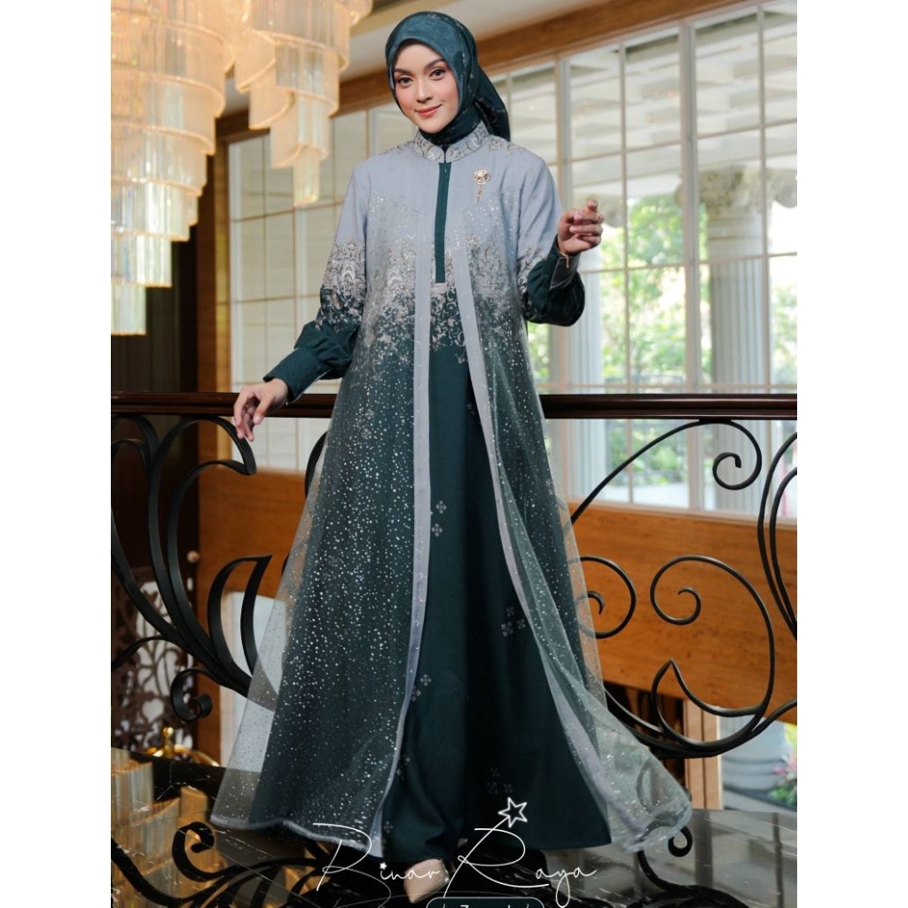 Gamis Sarimbit Binar Raya Mom Zamrud Series by Nararya Group