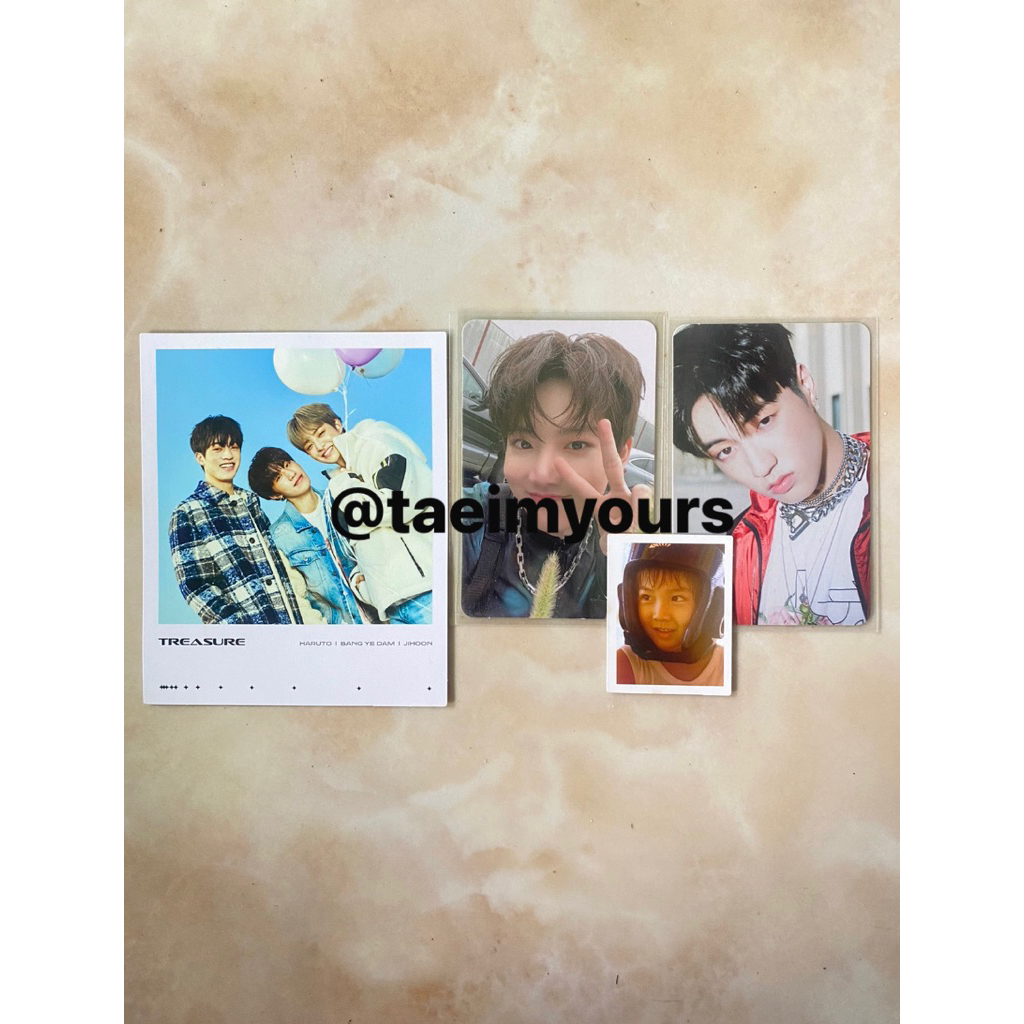 PHOTOCARD HARUTO JAKMER JUNKYU BULYAM TREASURE TAKE ALL
