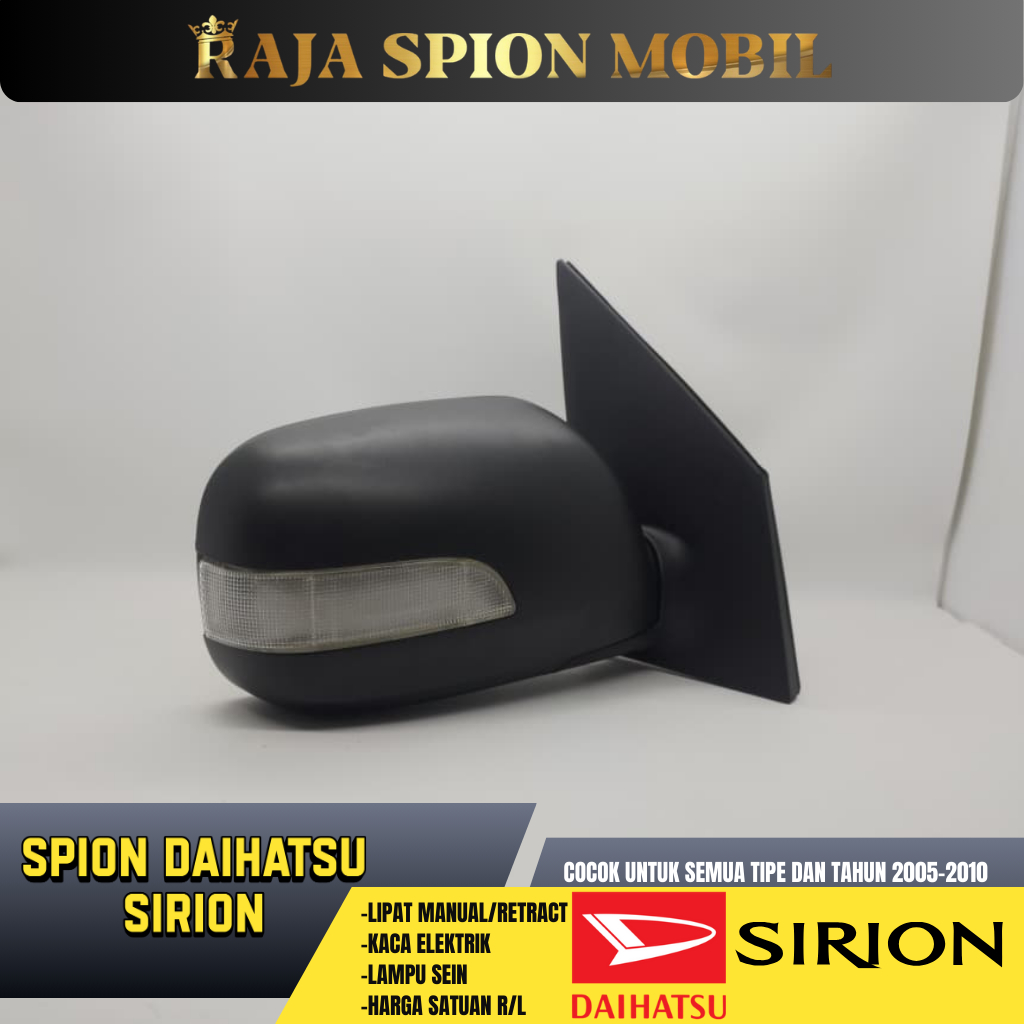 Spion Daihatsu Sirion Tahun 2005 2006 2007 2008 2009 2010