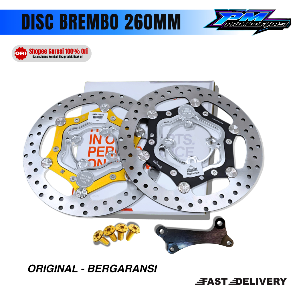 Disc Brembo 260 mm Vietnam piringan cakram brembo vario beat scoopy mio - Disc Piringan 260mm Ori