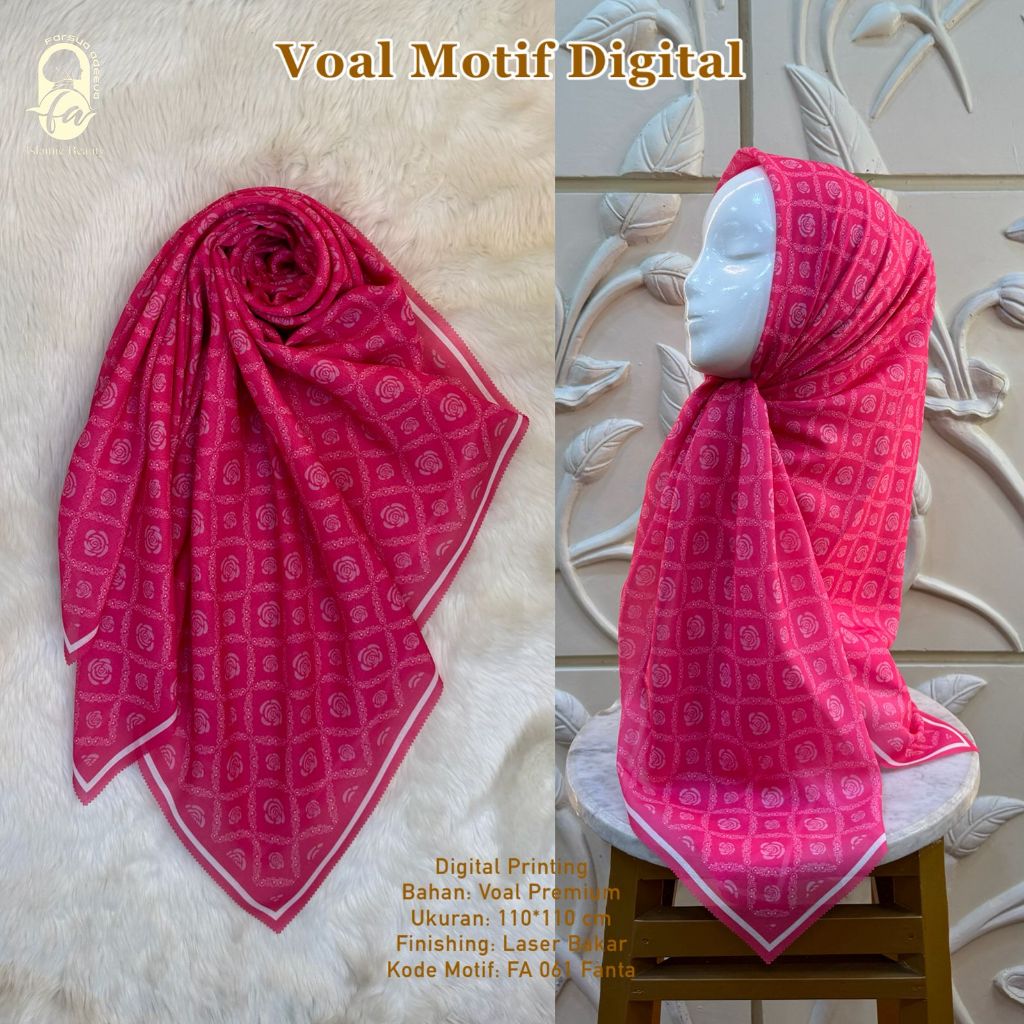 Farsya Adeeva - Voal Motif Digital LC FA 061