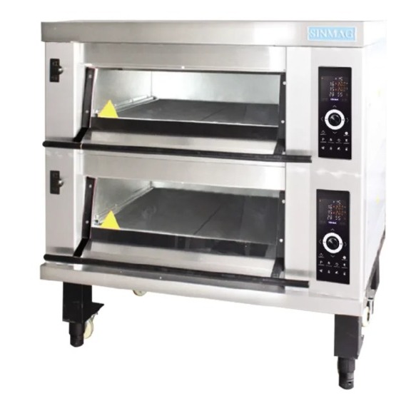 SINMAG Oven Gas 2 Deck 2 Loyang Otomatis MB-822 / Oven Gas 2Deck 2Loyang